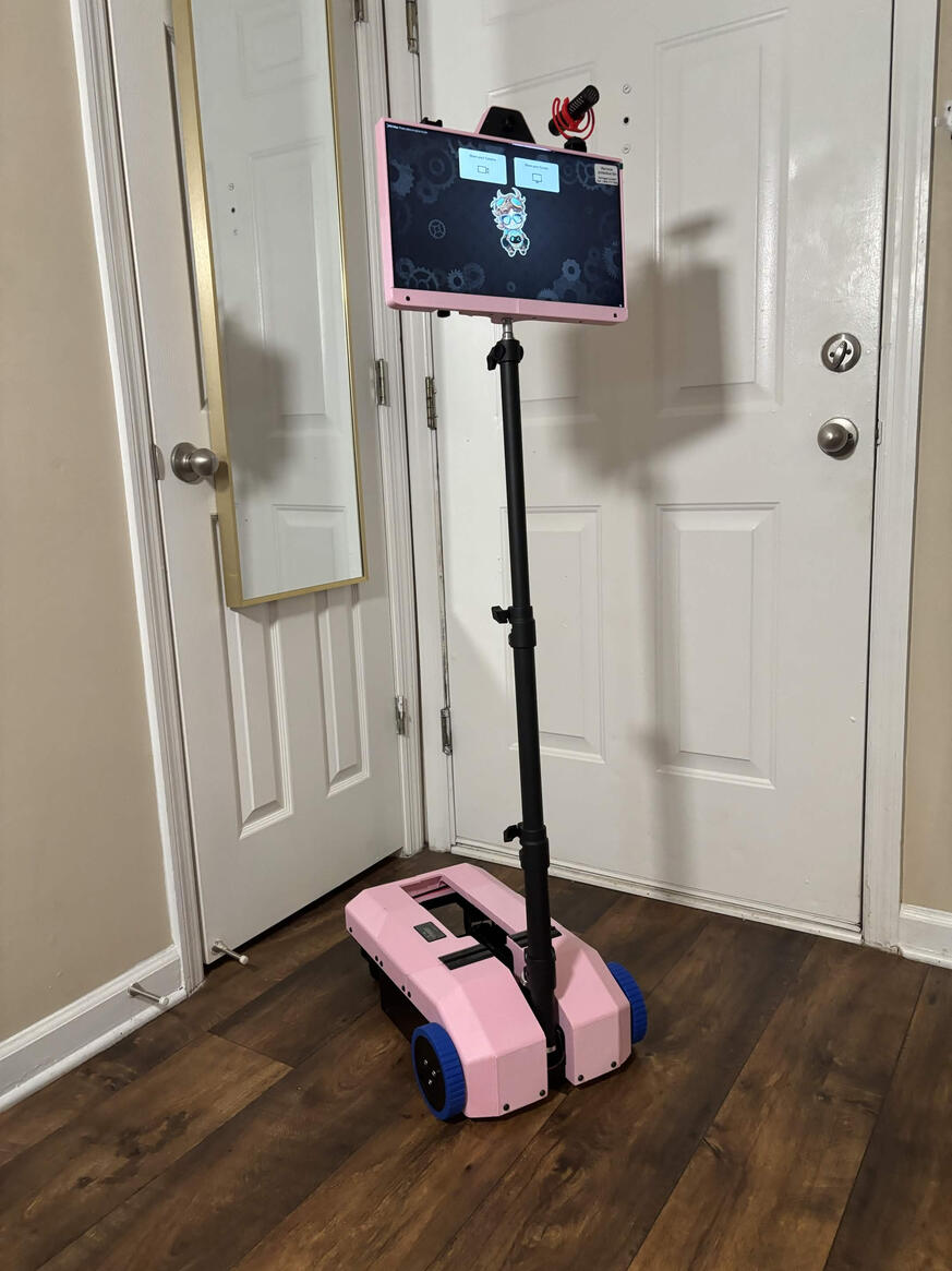 An image of the Jake Creates telepresence robot